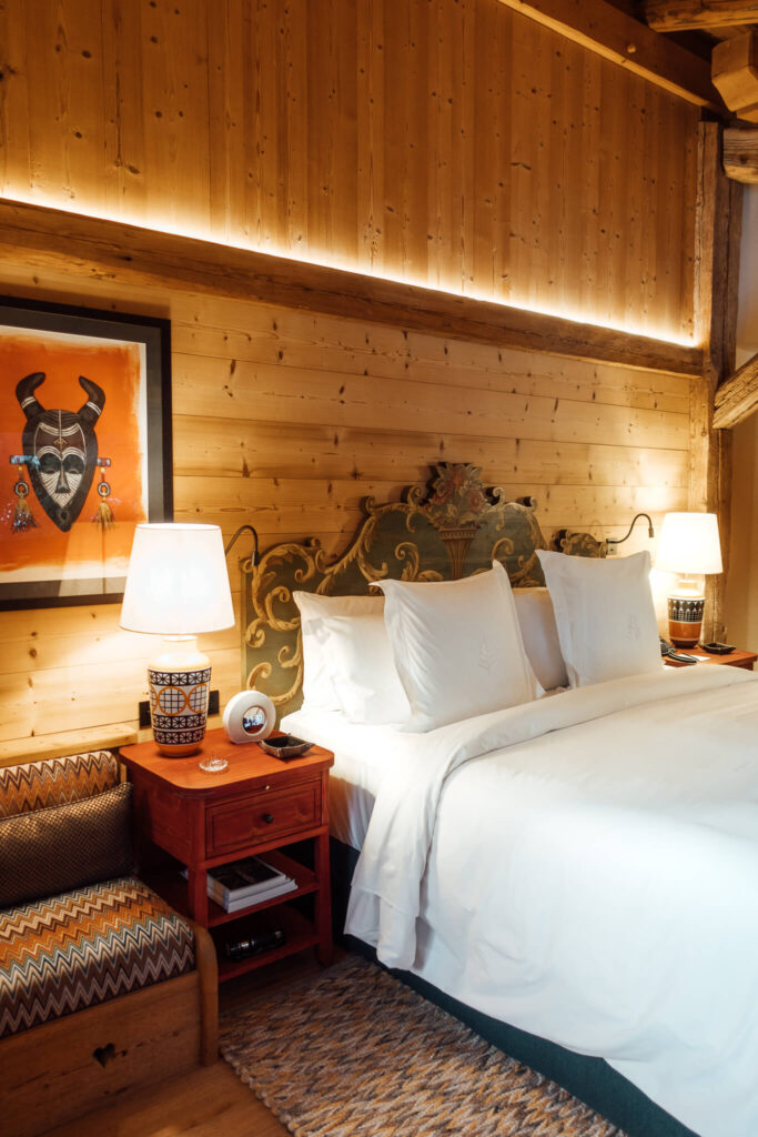 Hotel room at Les Chalets du Mont d’Arbois