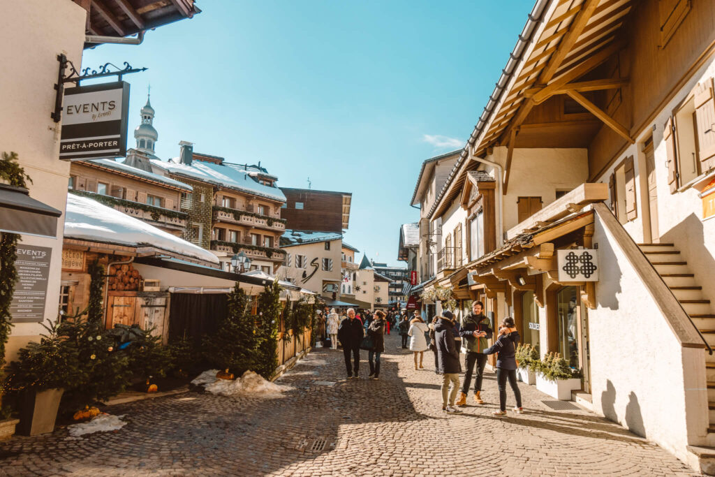 Charming village of Megeve, France