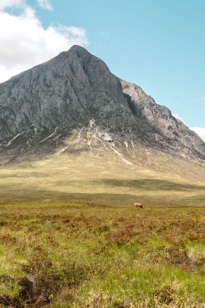 Mountain views along the James Bond Road in Scotland