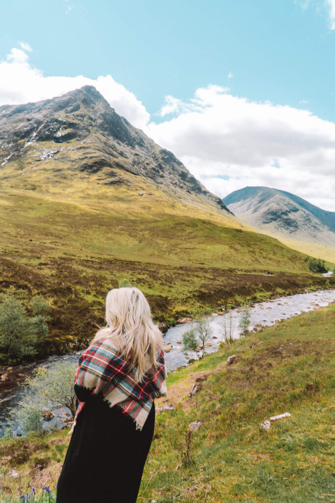 River along the James Bond Road in Scotland