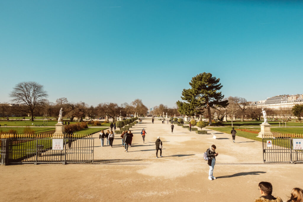 Tuileries Garden in Paris