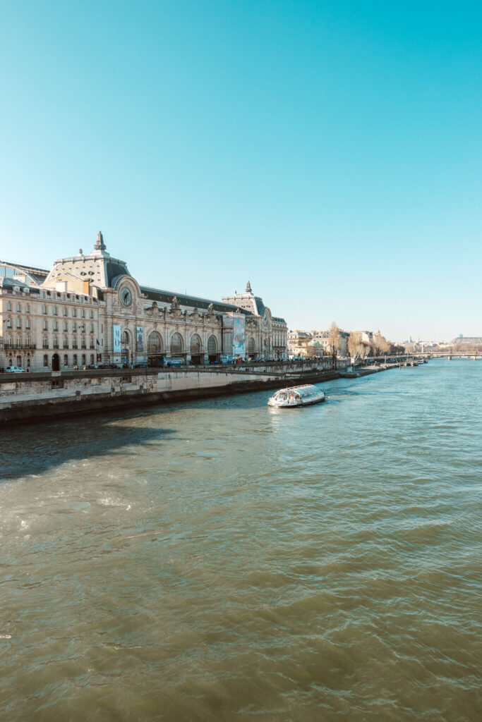 View of the Musée d'Orsay from across the Seine