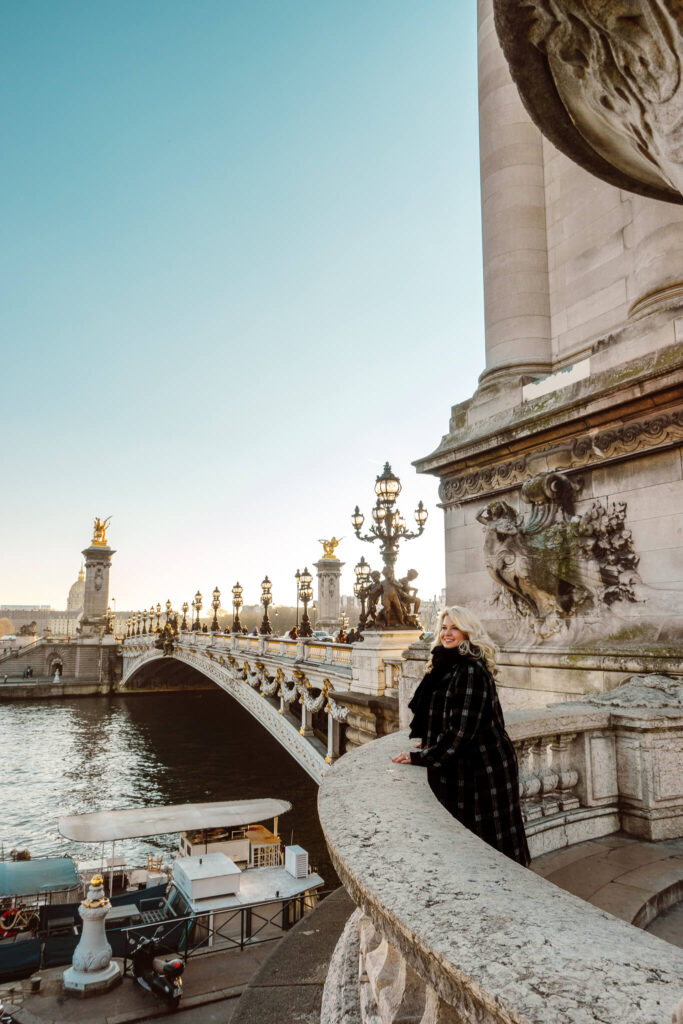 Pont Alexandre III bridge in Paris