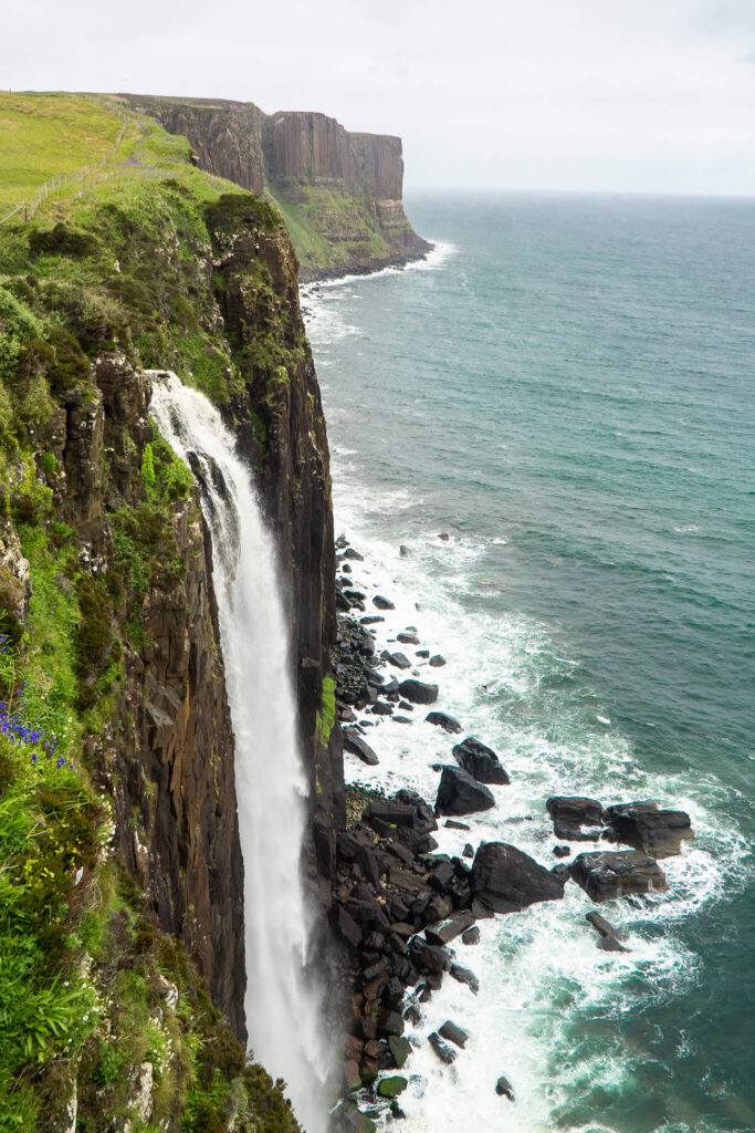 Kilt Rock waterfall