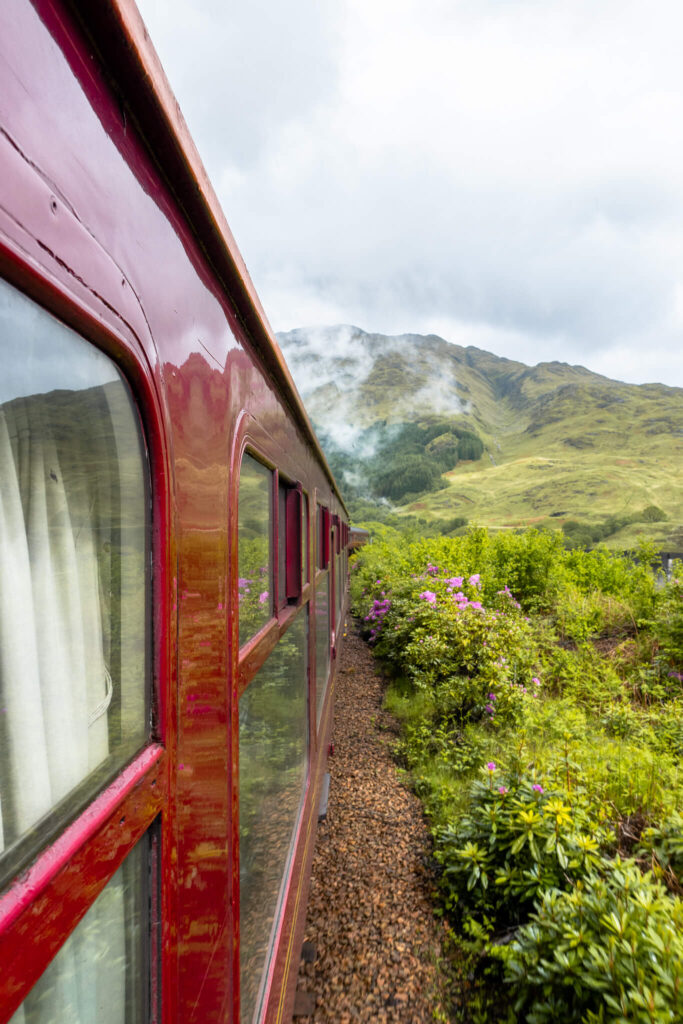 Views from the Harry Potter train