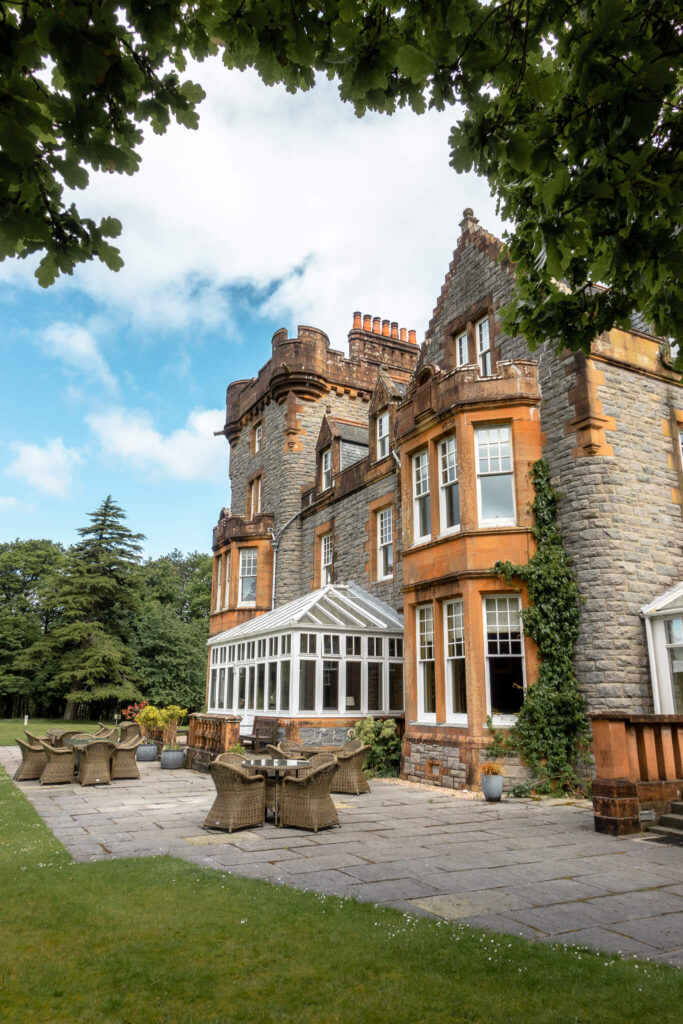 Exterior of Isle of Eriska hotel