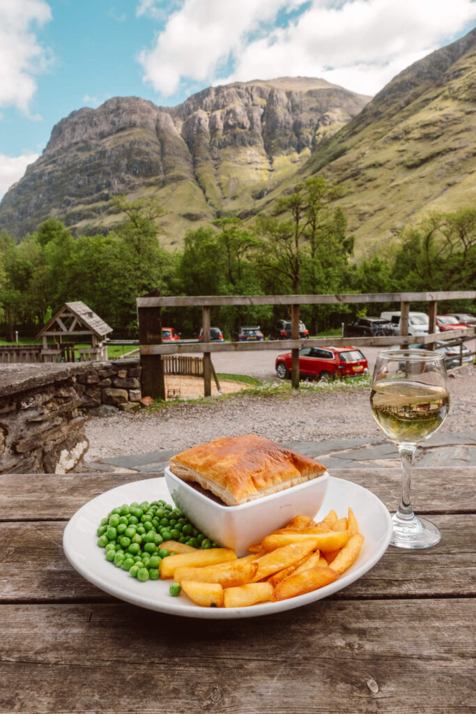 Lunch at the Clachaig Inn