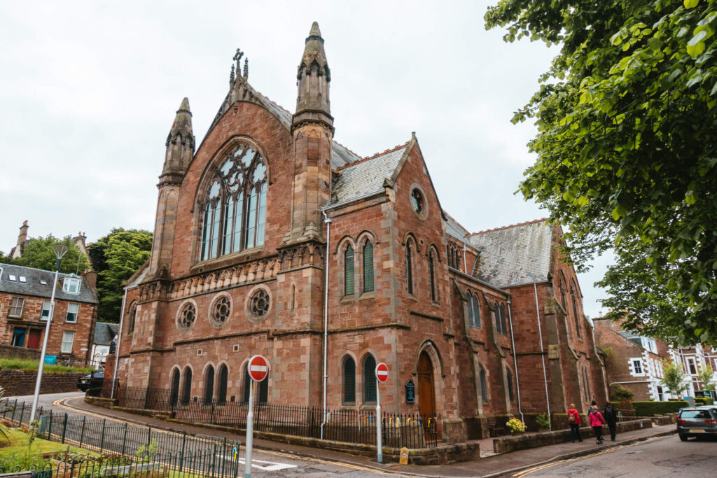 Gothic style bulding in Inverness, Scotland