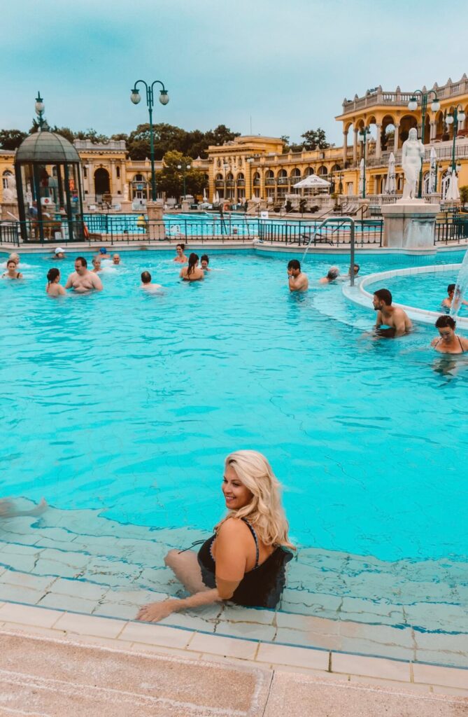 Enjoying the Szechenyi Thermal Baths