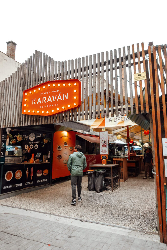 Karavan street food market in the Jewish Quarter