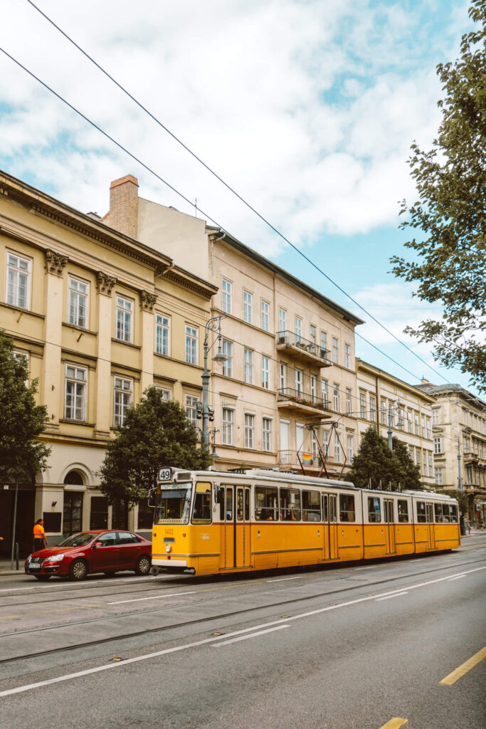 Tram in Budapest