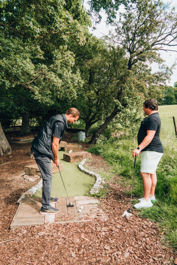 Crazy golf at Soho Farmhouse