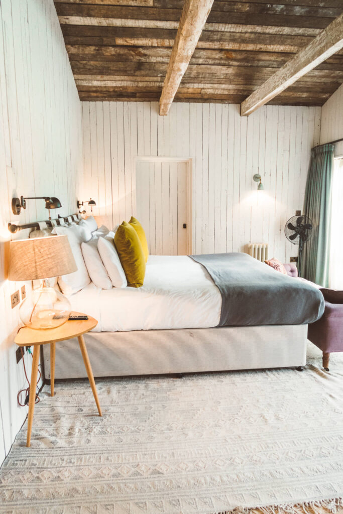 Bedroom in the three bedroom cabin