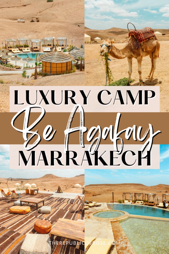 BE Agafay Luxury Camp the Perfect Day Trip from Marrakech