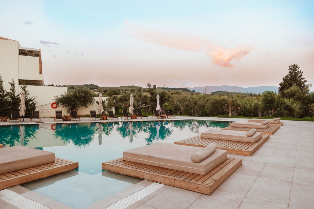 Pool area at Tsamis Zante Suites