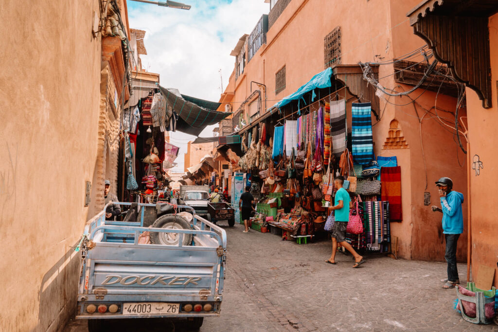 Souk in the Medina of Marrakech