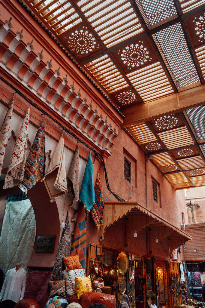 Souk in the Medina of Marrakech, Morocco