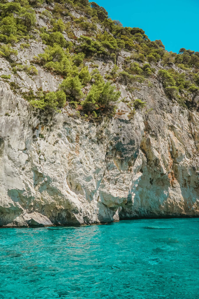 Crystal clear waters of Zakynthos