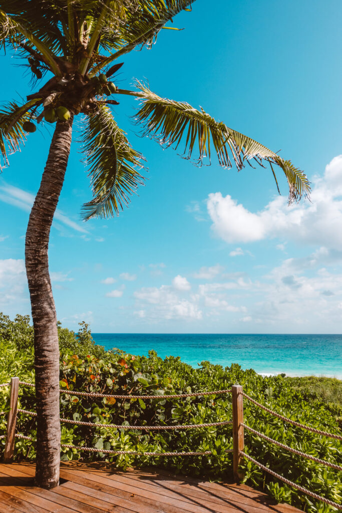 Ocean views on Harbour Island in the Bahamas