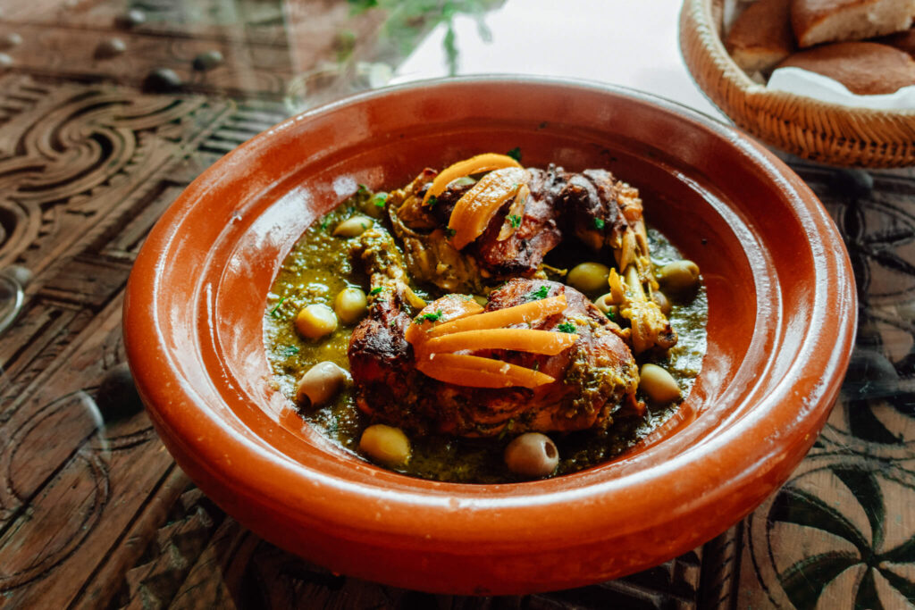 Chicken tagine at Riad Livia