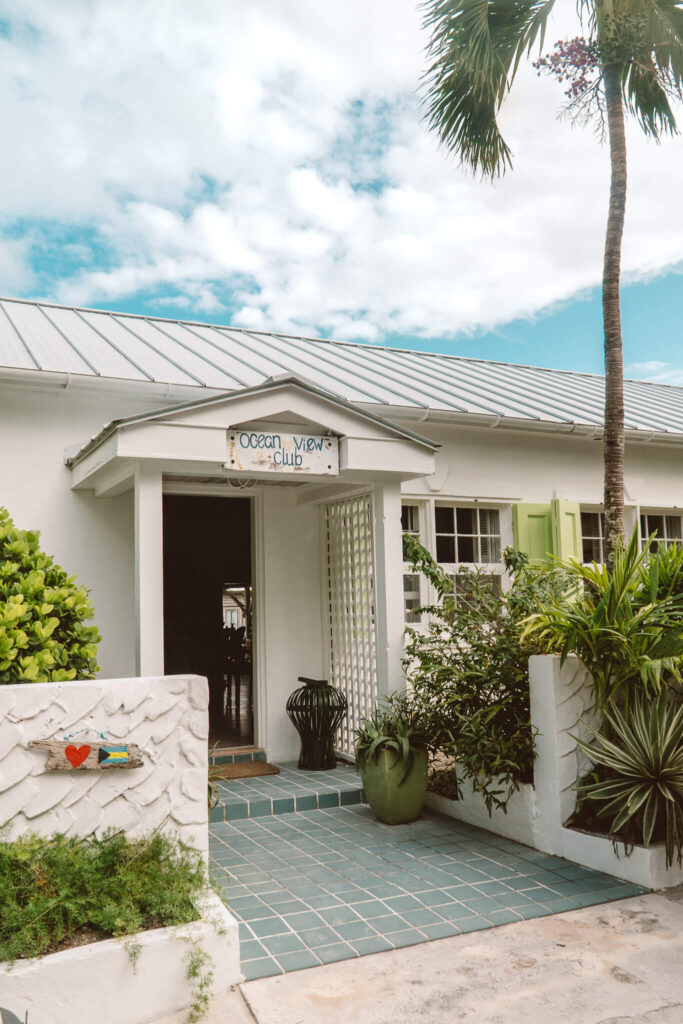 Entrance of The Ocean View Club