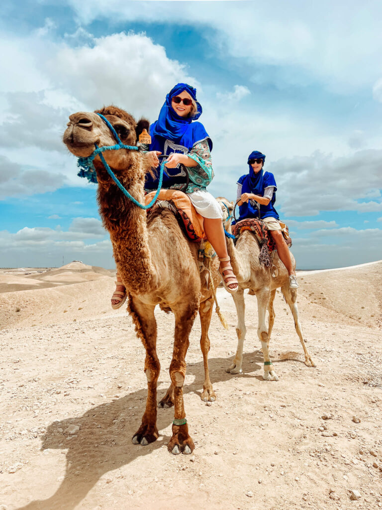 Camel ride Agafay Desert