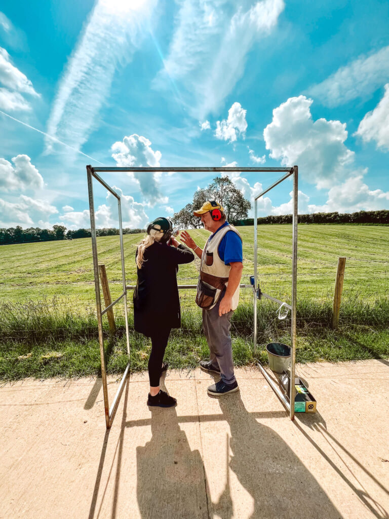 Clay pigeon shooting