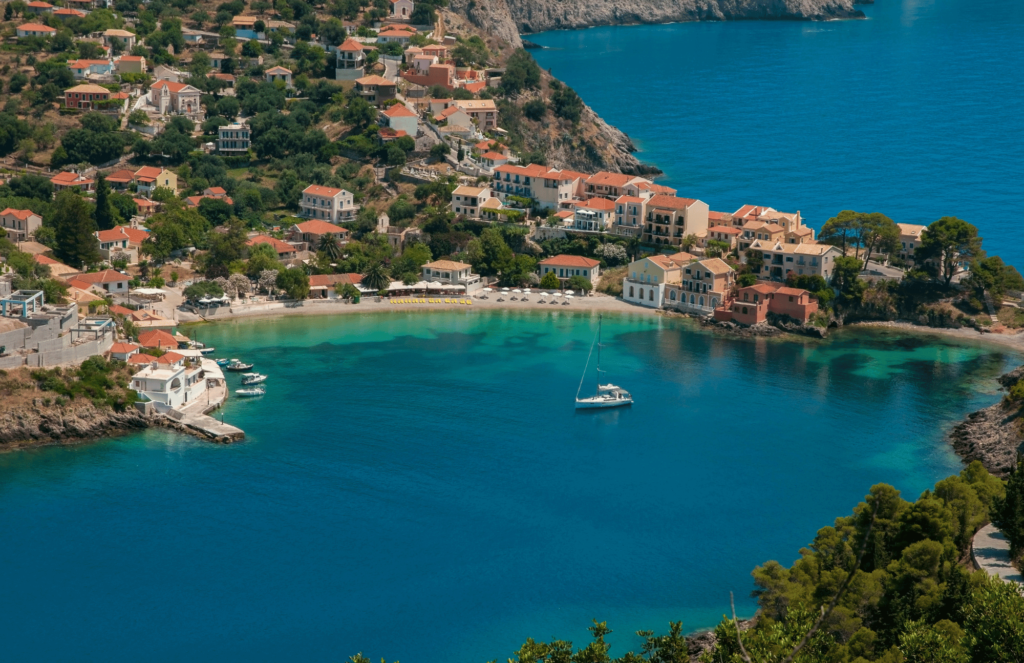 View of Assos from the Castle