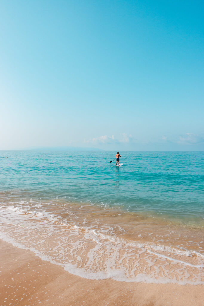 Paddle boarding in Kefalonia